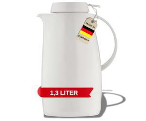 Helios Servitherm - Brocca sottovuoto, in plastica, plastica, Bianco, 1,3 L