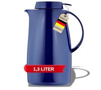 Helios Servitherm - Caraffa sottovuoto, 1,3 l, Colore: Blu