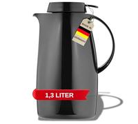 Helios Servitherm - Thermos in plastica, 1,3 l, Colore: Nero