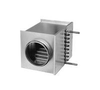 Helios WHR 250 - Batteria di riscaldamento ad acqua calda per canale DN250 - 09483