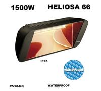 HELIOSA 66 RISCALDATORE GRIGIO INFRAR 1,5KW DEHORS WATERPROOF BAR STUFA 11 2024