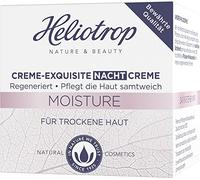 Heliotrop - Cura notturna per pelle secca, cura della pelle del viso con calendula biologica e olio di ricino, crema idratante squisita, 1 x 50 ml