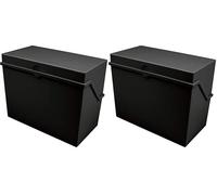 Helit Cartella portadocumenti A5 orizzontale nera (Confezione da 2)