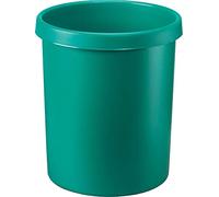 helit Gross-Papierkorb, 30 Liter, PE, grün