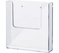 helit H2350102 - Portadepliant da parete "the help wall", 1 x DIN A5 verticale, trasparente