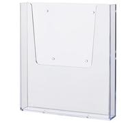 helit H2350202 - Portadepliant da parete the help wall DIN A4 | Trasparente, adatto per opuscoli, avvisi e documenti