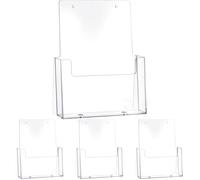 Helit H2352102 - Espositore da tavolo the helpdesk, 1 formato DIN A5, trasparente (Confezione da 4)