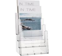 Helit H2352402 Piedistallo porta depliant Trasparente DIN A4 verticale Numero