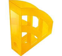 helit h2361040 Portariviste Economy, DIN A4 - C4, Plastica, arancione/Traslucido