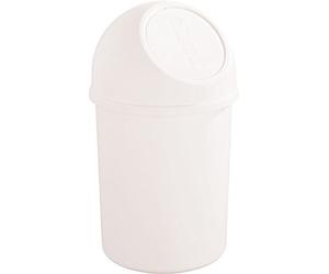 helit H2401005 - Cestino a pressione the flip 6 L bianco