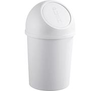 helit H2401182 - Cestino a pressione the flip 13 L grigio chiaro