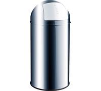 helit h2401700 contenitore di rifiuti in acciaio inox, 30 L, colore: Argento
