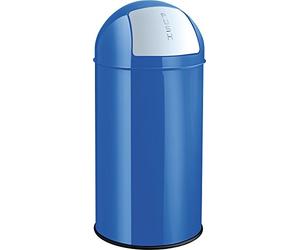 helit h2401734 contenitore per rifiuti in metallo, 30 L, colore: blu