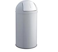 helit H2401787 - Cestino a pressione the dome 30 L grigio medio