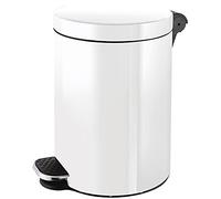 helit H2404005 - Cestino a pedale the knight 3 L bianco