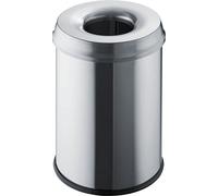 helit H2515400 - Cestino di sicurezza "the guardian" 15 L | Cestino di sicurezza con testa di spegnimento per la prevenzione degli incendi