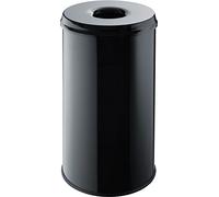 helit H2515895 - Cestino di sicurezza "the guardian" 50 L nero | Cestino di sicurezza con testa antincendio per la prevenzione degli incendi