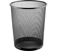 Helit H2518595 - Cestino "The Circle Network", 15 l, colore: Nero