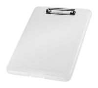 helit H2532010 - Appunti DIN A4 la clip, bianco traslucido, appunti, tavolo da disegno