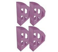 helit H2661028 - Portariviste the green bridge DIN A4-C4 rosa | 4 portadocumenti in plastica riciclata, certificati Blauer Engel