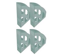 helit H2661032 - Portariviste «the bridge» DIN A4-C4 turchese | 4 portadocumenti in plastica, certificati «Blauer Engel»