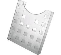 Helit H6102502 the grid Porta depliant Trasparente DIN A4 Numero scomparti 1 1