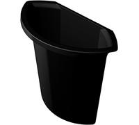 Helit h6106995 per appendere Cestino per la spazzatura, 6 l, colore: nero