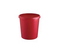 Helit H6123825 - Cestino the german, 18 l, colore: rosso, 6 pezzi