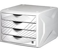 helit H6129505 - Cassettiera "the chameleon" white queen