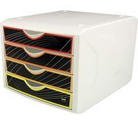 Helit, il cassetto Chameleon bianco/nero