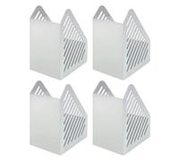 Helit H6361082-4 - Portariviste DN A5 "the tower gate", 4 pezzi, colore: Grigio chiaro