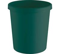 helit H6405852 - Cestino "the green german", 18 litri, in plastica riciclata con angelo blu, certificato, verde, 1 pezzo