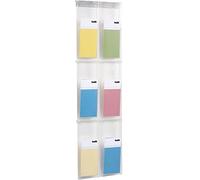 helit H6810802 - Espositore da parete the placativ 1/3 DIN A4, 6 tasche