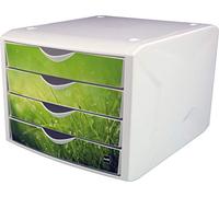 Helit, il cassetto Chameleon bianco/verde