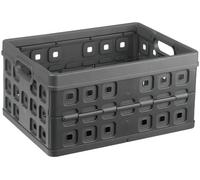 Sunware Square Folding Box 32 Litre Anthracite colour