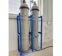 Helium/Argon/Nitrogen/Chlorine Bottle Carrier/Propane Tank Gas Cylinder Holder(2 Bottles - 60cm (20 3/5"))