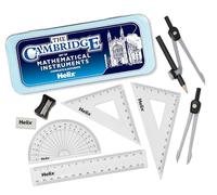 HELIX Cambridge - Set di attrezzi per matematica, 9 pezzi