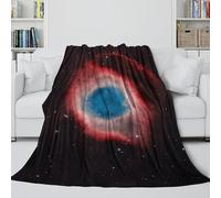 Helix Nebulosa NGC7293 Coperta Morbida - Universo Stellato Coltre Regalo Compleanno Per Sorella Fratello Nipote - Coltre Accogliente Con Cui Avvolgersi Dopo Una Giornata Faticosa 70x80inch(180x200cm)