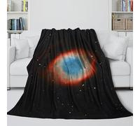 Helix Nebulosa NGC7293 Coperta Morbida - Universo Stellato Coltre Regalo Compleanno Per Sorella Fratello Nipote - Coltre Accogliente Con Cui Avvolgersi Dopo Una Giornata Faticosa 60x80inch(150x200cm)