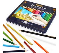 Helix Oxford - Matite colorate in metallo (confezione da 24)