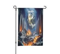 Hell and Heaven Spring Garden Flag Stand - Decorazioni pasquali per esterni, resistente alle intemperie, perfetto per cortile e giardino