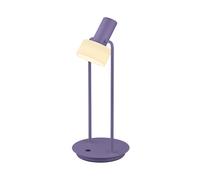 HELL Lampada da tavolo LED Banji, viola, altezza 37 cm, touch dimmer HELL