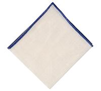 Hell Blues Pocket quadrato uomo pezzo unico tutto colore lino, Blu notte, 24 cm