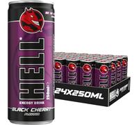 HELL CLASSIC Energy Drink | +20% Più Caffeina | Vitamine B2, B3, B6, B12, C & D | Senza Conservanti | Confezione Ecologica | 24 x 250ml | Compatibile con HELL Energy