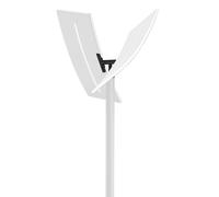 HELL Evolo CCT Lampada LED da pavimento con lampada da lettura bianco/nero HELL