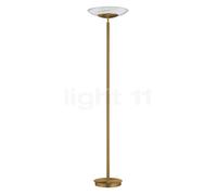Hell Findus Lampada da terra LED, ottone anticato