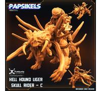 Hell Hound Liger Skull Riders - Papsikels - Alien Vs Predator Sci-Fi 28-32Mm