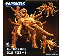 Hell Hound Liger Skull Riders - Papsikels - Alien Vs Predator Sci-Fi 28-32Mm