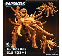 Hell Hound Liger Skull Riders - Papsikels - Alien Vs Predator Sci-Fi 28-32Mm