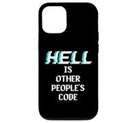 Hell is Other People Code Funny Coding Programmatore di computer Custodia per iPhone 12/12 Pro